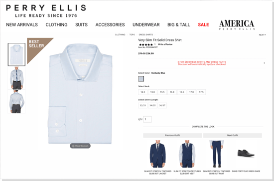 Perry Ellis - Complete the Look 1-1