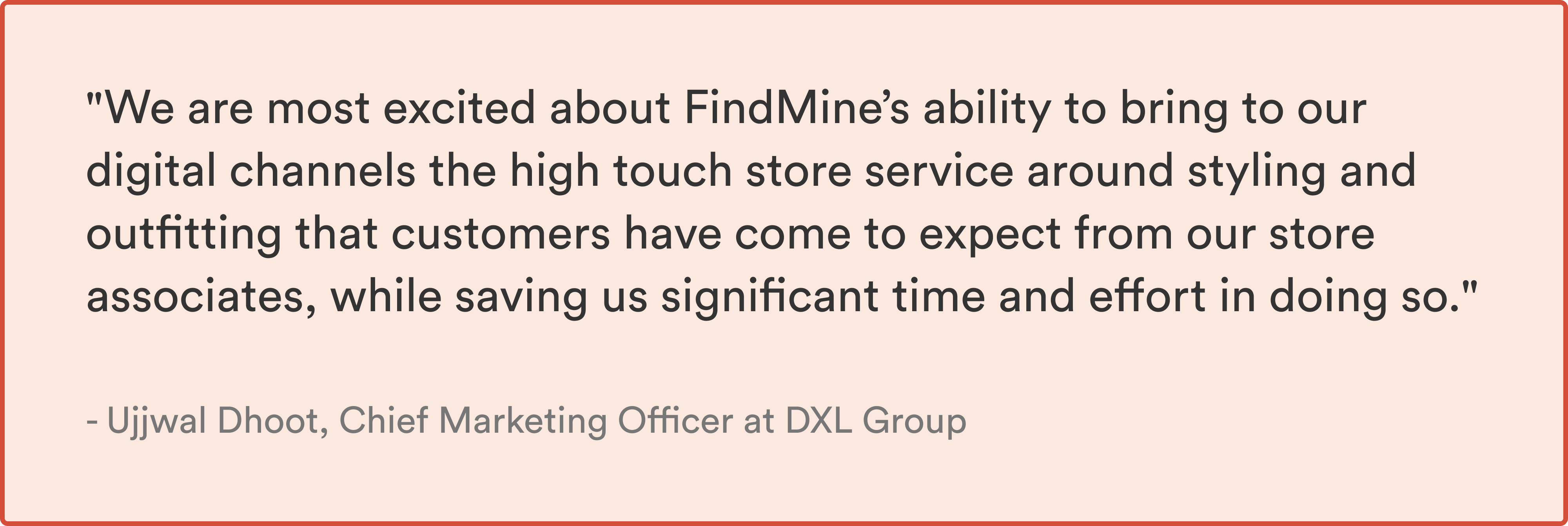 Quote from DXL Chief Marketing Officer (Continued)-1