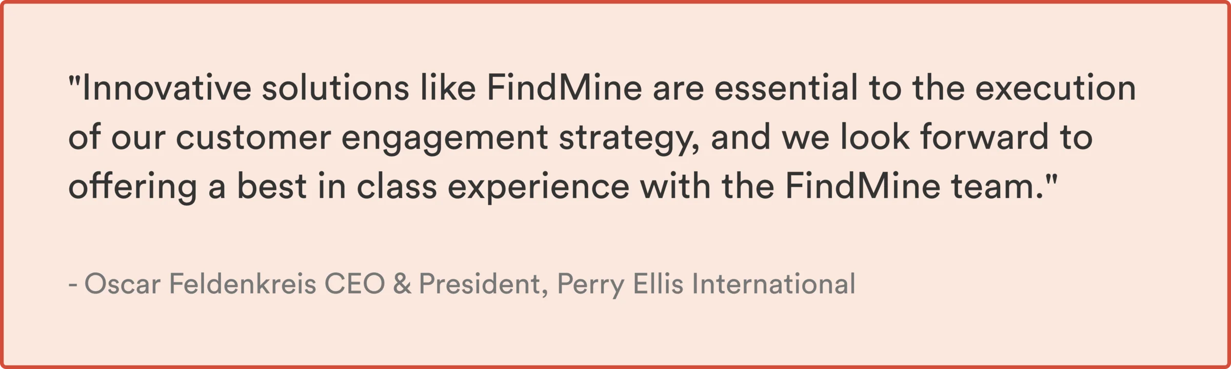 Quote from Perry Ellis