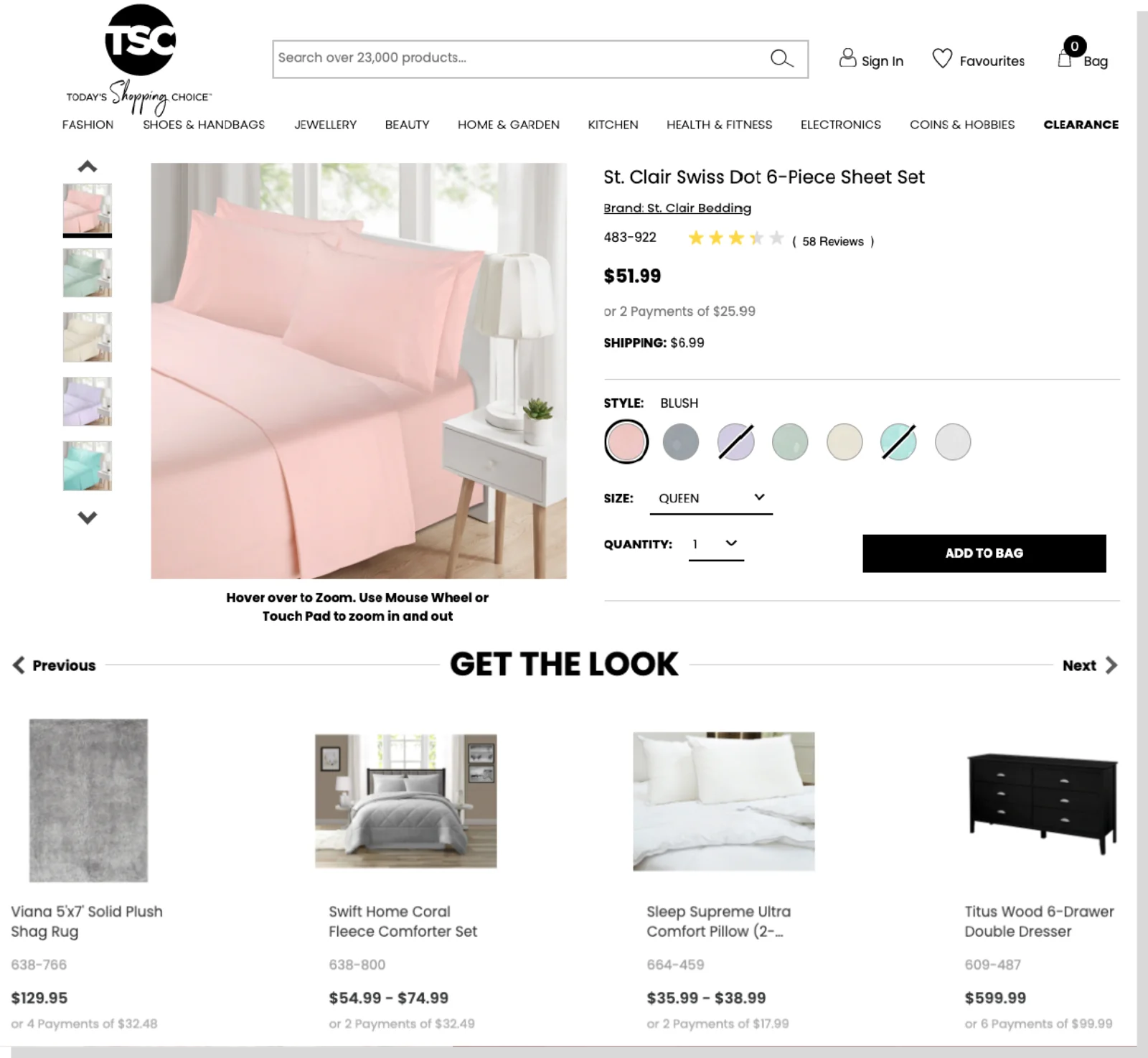 TSC Get the Look - Home Example